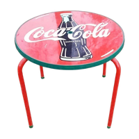 Vintage Coca-Cola Tafel In De "Oude" Kleuren.