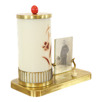 Art-deco Tafellamp Met Fotolijst | Kerst