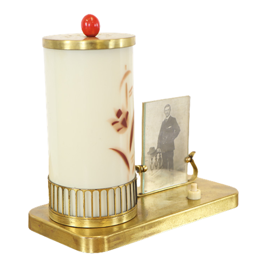 Art-deco Tafellamp Met Fotolijst | Kerst 1