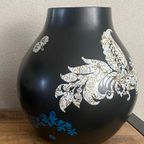 IKEA Ps Jonsberg Vaas – Zwart Met Goud & Blauw – Hella Jongerius thumbnail 1