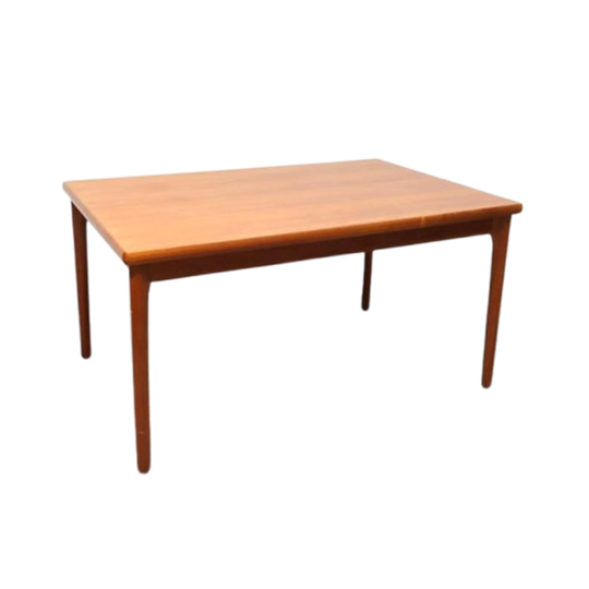 Grote Vintage Eettafel Teak Henning Kjaernulf 1
