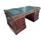 Klassiek Engels Bureau, Partnerdeks, Schrijftafel, 2-zijdig thumbnail 1