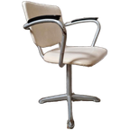 De Wit 50's Vintage Bureaustoel Deskchair Bureau Stoel thumbnail 1