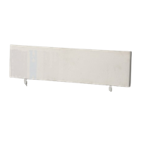 Officenow Scheidingswand, Wit, 140 X 44 Cm