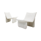 Set Of 2 Ribbon Lounge Chairs By Niels Sylvester Bendtsen For Kebe 1970S thumbnail 1