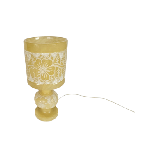 Tarago Esteve - Albastros - Tafellamp - Sgraffito - Spanje - 3e Kwart 20e Eeuw 1
