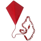 Mawa Design Vintage Jaren 80 Vlieger Lamp Rood. thumbnail 1