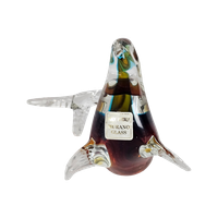 Murano Glas - 'Sea Lion' - Vetri Di Murano - Seguso - 3E Kwart 20E Eeuw