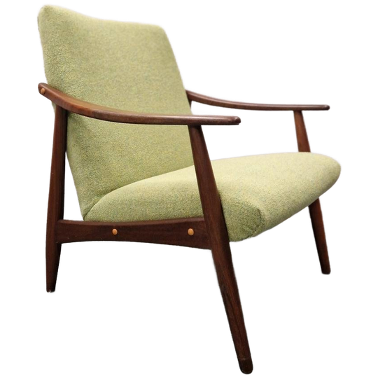 Vintage Fauteuil Opnieuw Bekleed 1