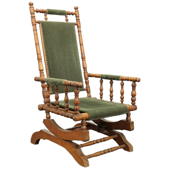 Victorian Rocking Chair, Ca 1920s 1