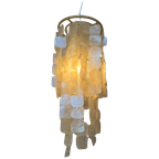 Capiz Parelmoer Schelp Lamp Hanglamp Schelpen Bamboe Capiz thumbnail 1