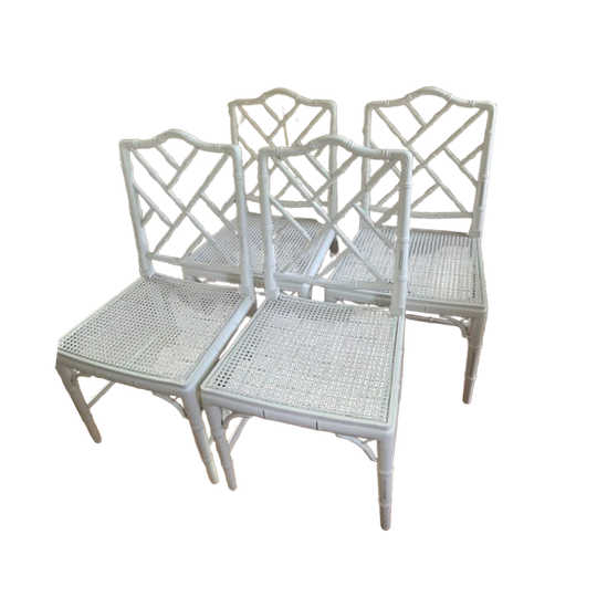 Bamboe Stoelen Set 1