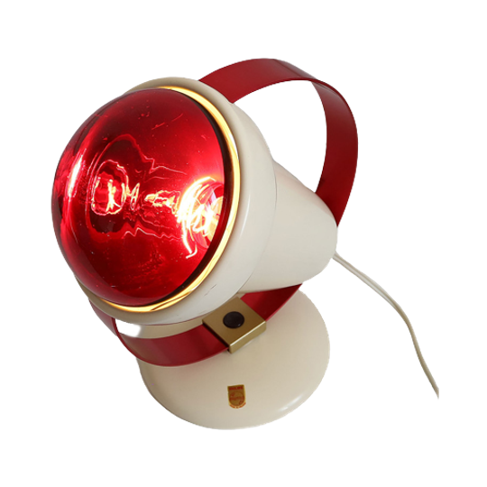 Vintage Ifraroodlamp Philips Ontwerp Door Charlotte Perriand, Jaren '60 1