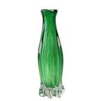 Vintage Vaas Murano In Smaragd Groen, Jaren '60 thumbnail 1