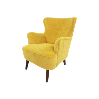 Artifort Theo Ruth Fauteuil Geel | Gele Fauteuil Fijne Rib