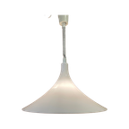Heksenhoed Lamp Dutch Design Door Harco Loor, Space Age Modernistische Lamp Jaren 80 Wit Kunststo thumbnail 1