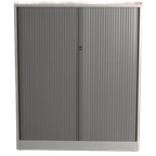 Ahrend Roldeurkast, Aluminium, 144 X 120 Cm, Incl. 3 Legborden thumbnail 1