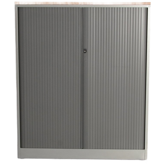 Ahrend Roldeurkast, Aluminium, 144 X 120 Cm, Incl. 3 Legborden 1