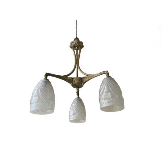 Jugendstil Plafondlamp Hanglamp Frans 1