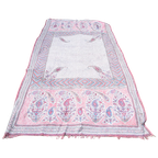 Antieke 19e Eeuwse Perzische Kalamkari/kalmikara Paisley Sjaal thumbnail 1