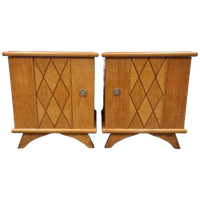 2 Vintage Nachtkastjes Nightstands Jaren 50 Nachtkastje