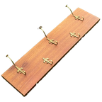 Vintage Messing Houten Kapstok thumbnail 1