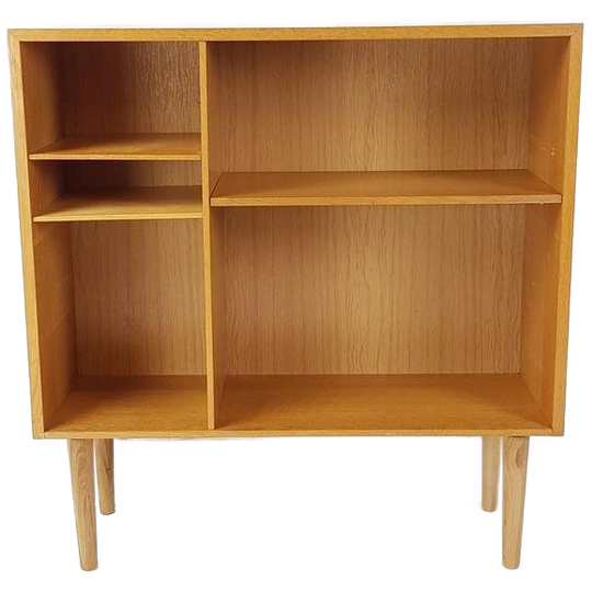 Vintage Eiken Fineer Kastje Deens | Boeken | Keuken Kast 1