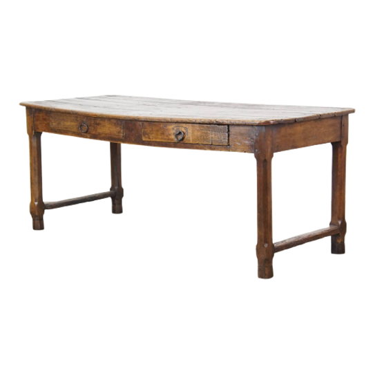 Geweldige Antieke Franse Eettafel Met Een Waanzinnig Blad Uit Eind 18e Eeuw 1