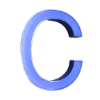 Qd30 – Aluminium – Metalen – Letter C thumbnail 1