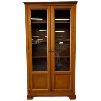 Vintage Houten Vitrinekast / Kast