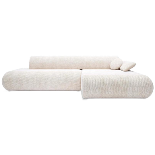 By fonQ | Wisp Hoekbank Rechts Slaapfunctie Greige 1