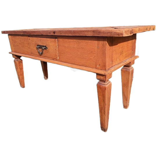 Grote Oude Spaanse Sidetable, Haltafel 1