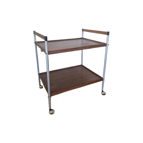 Pallisander Mid Century Bar Cart Trolley.