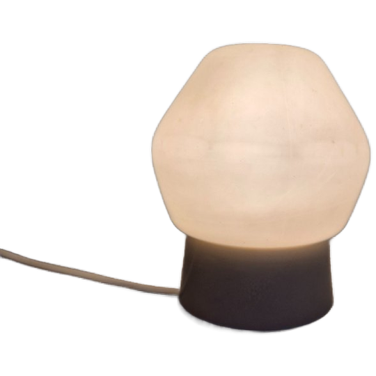 Vintage Philips Melkglas Mimimalistische Plafond Lamp 1