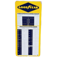 Goodyear Emaille Banden Reclamebord Uit 1961.