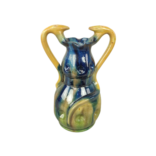 Vaas In Vlaams Aardewerk 22,5cm 1