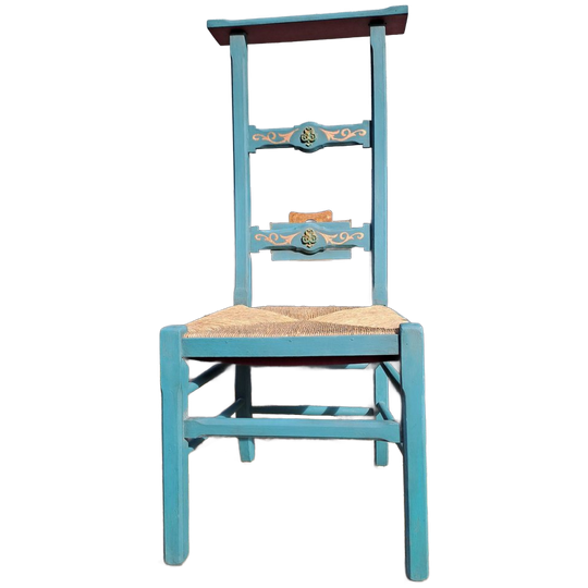 Kerk Stoel - Restyled - Blauwgroen 1