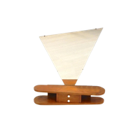 Retro Vintage Spiegel Wandkast Hout Jaren 50 Ladekast