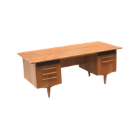 Groot Vintage Directiebureau Uit De Jaren ’70 Van Wk Möbel
