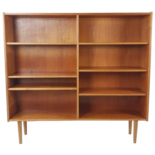 Vintage Deense Boekenkast | Danish Cabinet Teak Bookcase 1