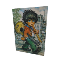 Vintage Prent Michael Thomas Big Eyed Kids 1978