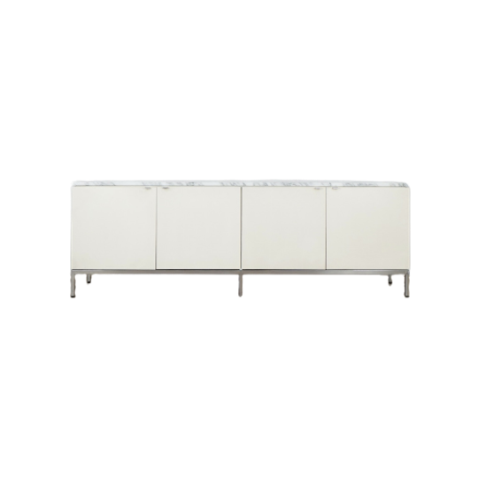 Sideboard By Florence Knoll With A Marble Top 1