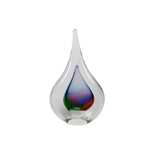 Leerdam Glas - Paperweight - Druppel - Gekleurd Glas - 2000 1