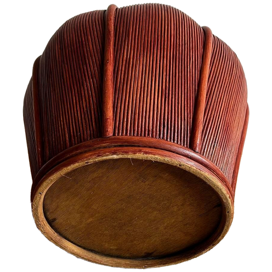 Xl Pencil Reed Rattan Rotan Bloempot Vintage 1