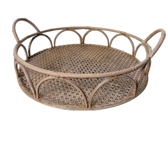 Metalen Dienblad Met Bamboo-look 1