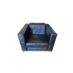 Vintage Leren Bankstel (fauteuil + 2zits Bank) thumbnail 1