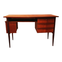 Mid Century Danish Modern Teak Desk, 1960.