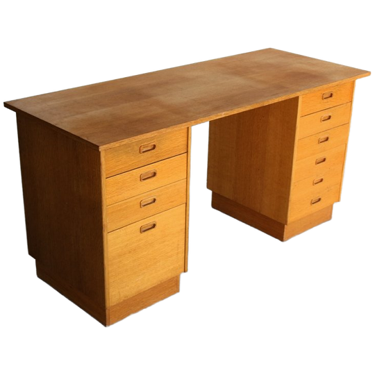 Vintage Bureau | Eiken | Jaren 60 | Zweeds 1