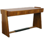 Vintage Bureau Walnoot, 1960s thumbnail 1