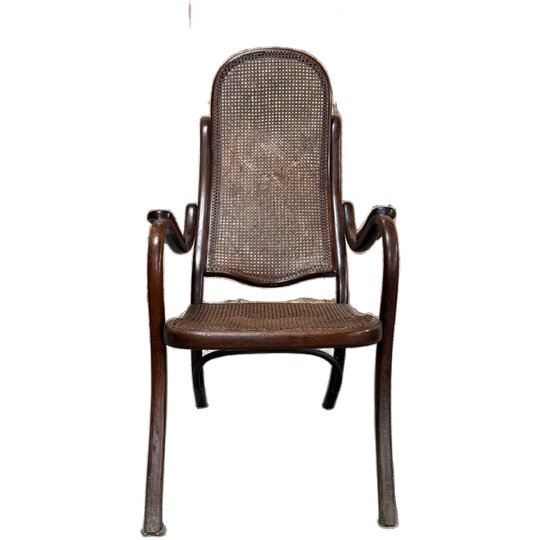 Michel Thonet Uniek Rond 1865 Armstoel 1